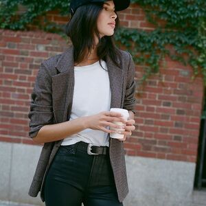 Anthropologie Double-Breasted Blazer